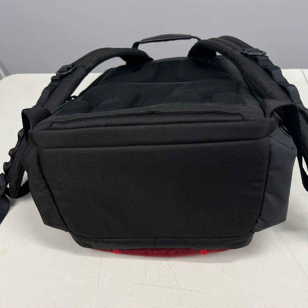 Tumi Alpha Bravo Search Backpack Red Black Ballistic Nylon CLEAN ,232789D 146707